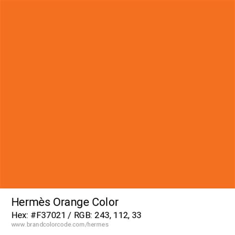 orange hermes couleur